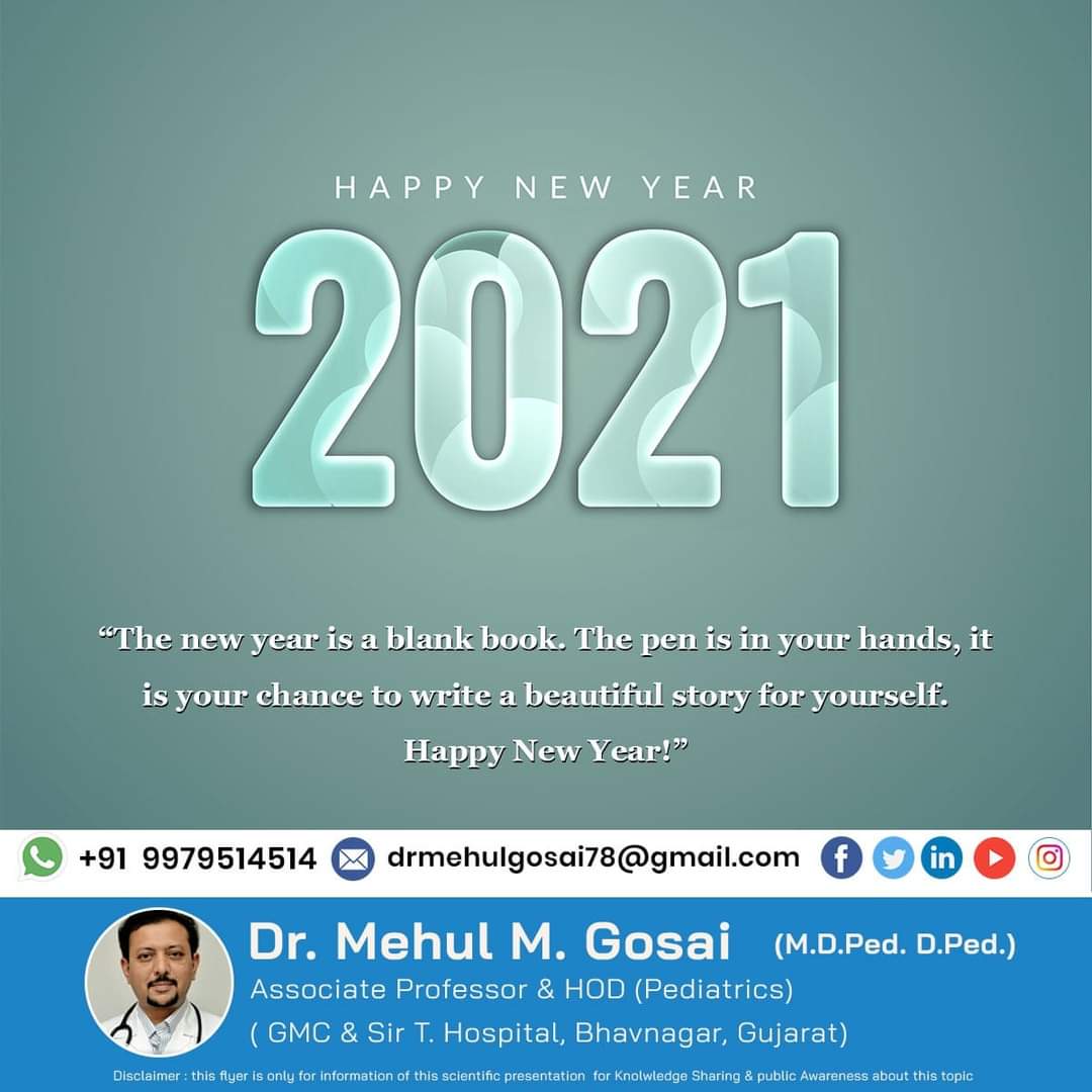 drmehul78's tweet photo. Twt. 01/Jan.01/2021 :

Wishing You a very All FB Friends - A Happy, Healthy, Prosperous &amp; Corona Free New Year 2021 Ahead. 🙏 🙏 💐💐💐 https://t.co/n84D0qixid