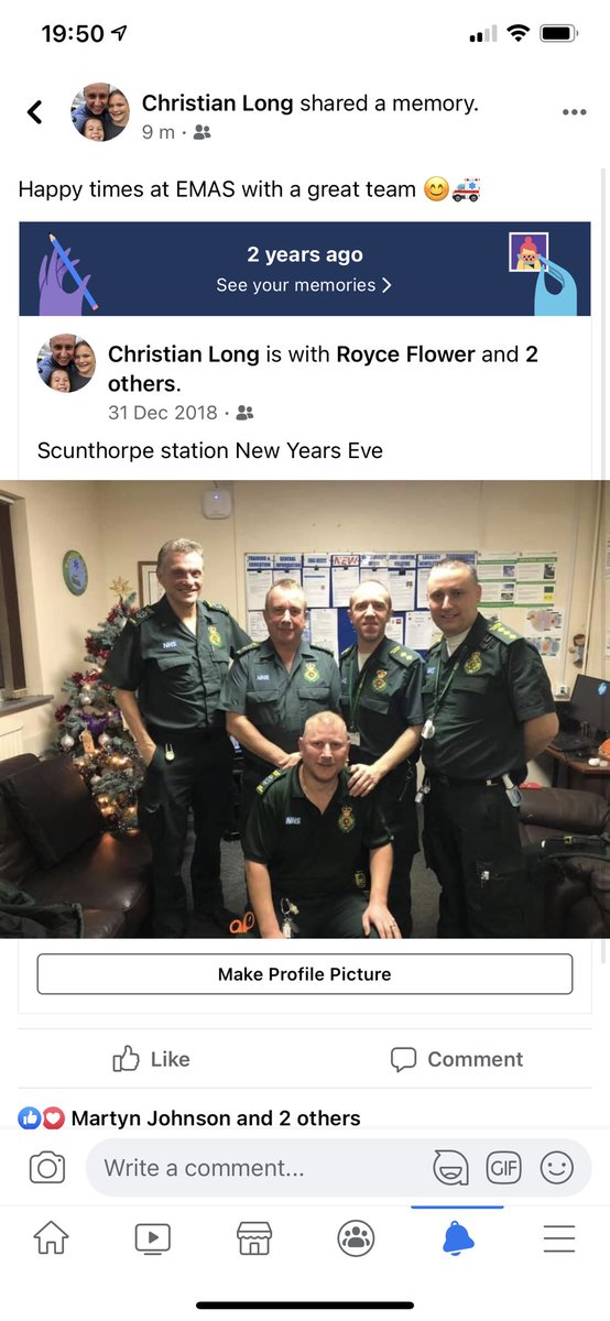 New Years Eve 2018 at Scunthorpe Ambulance station for <a href="/EMASNHSTrust/">East Midlands Ambulance Service NHS Trust</a> happy memories. Great team 😊🚑 #DutyOpsManager