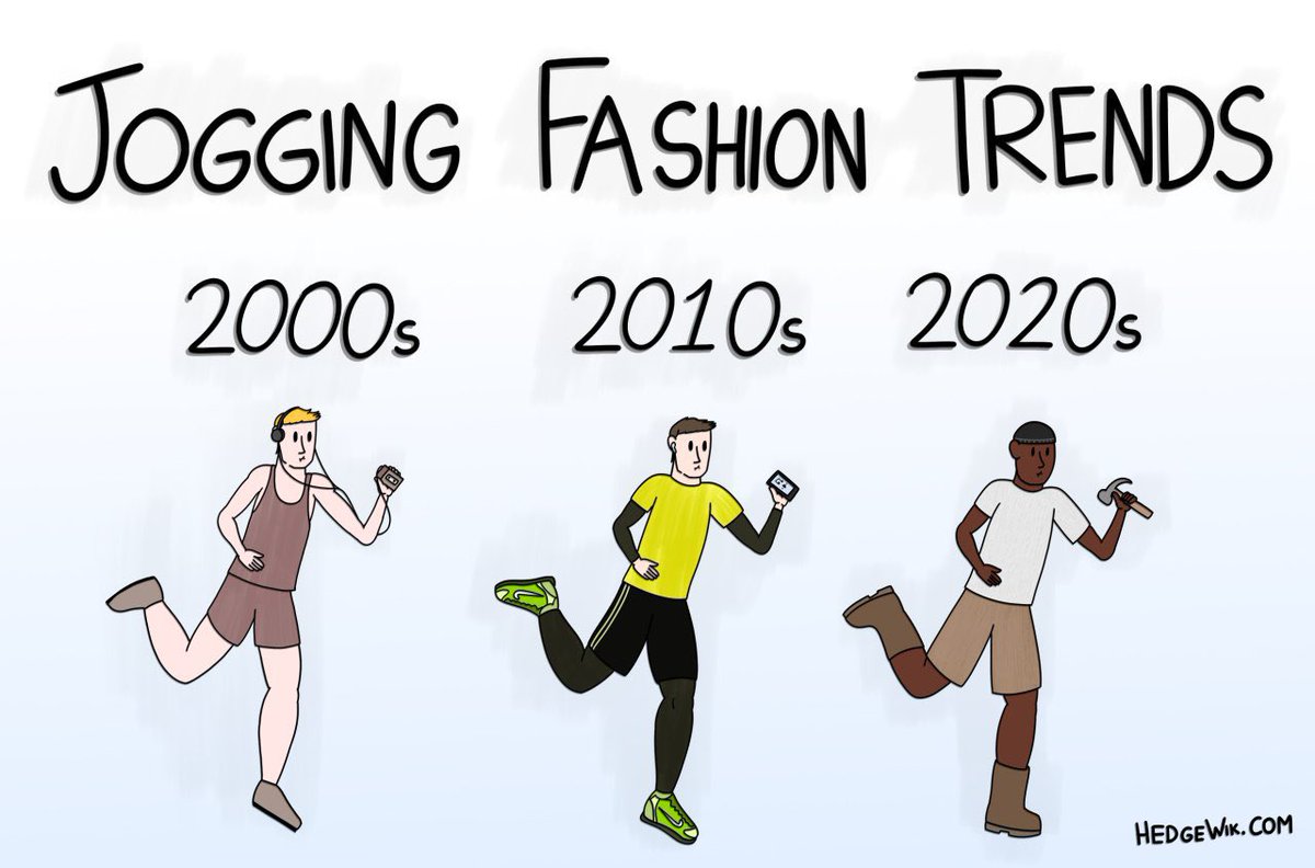 A new fashion trend became popular.