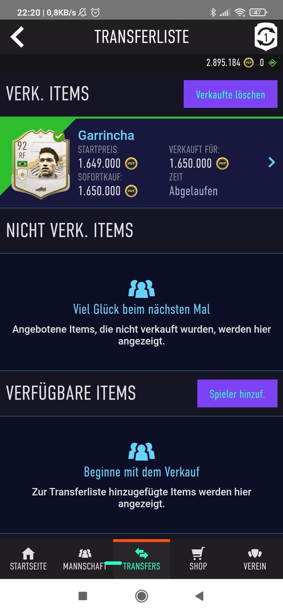LLieschen's tweet photo. @Psemy_FUT 1.45mio gekauft gestern https://t.co/jK9i5Zh2oX