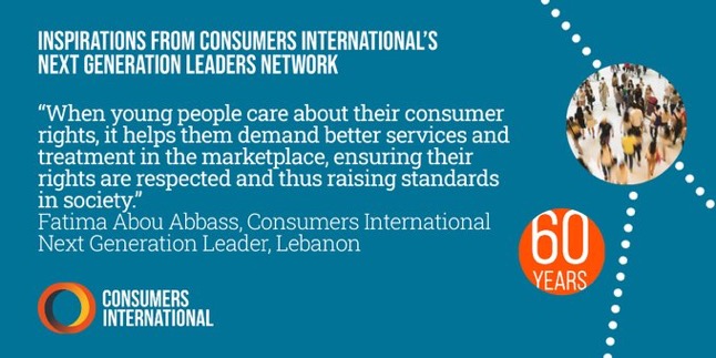 Young consumer advocates launched a new  @Consumers_Int Next Generation Network to connect and support each other. So good they have already been called on to share their views at global events like  @CGF_The_Forum