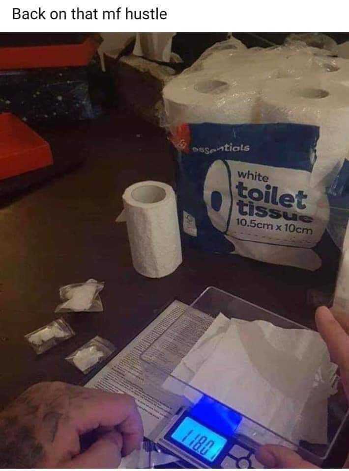 Toilet paper became a rare commodity.