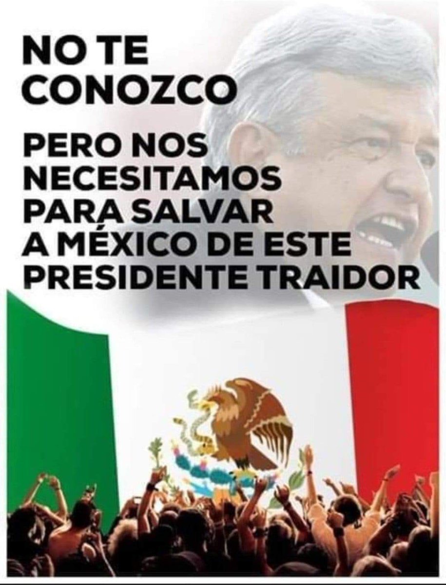 karene29's tweet photo. Que levante la mano quién tiene el propósito de salir a votar en este 2021, para quitarle el Congreso a este señor, y sacar a su secta @PartidoMorenaMx, que tanto han dañado y destruido México en solo 2 años. Para que seamos amigos!!! Mis mejores deseos para ustedes. 
#AñoNuevo21 https://t.co/h3gKK4oKfc