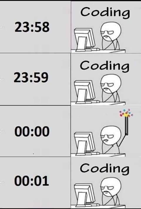 sharmajia260497's tweet image. RT @MarkSShenouda: Happy new year #DEVCommunit 👨💻👨💻😀😀🥳🥳🥳🤩🤩🤩
#100DaysOfCode #javascript VISIT @medeepakjain #blogger #techie #medeepakjain #learnwithdeepak #100daysofcode #30daysofcode #js #angular #javascript #techiebaba
