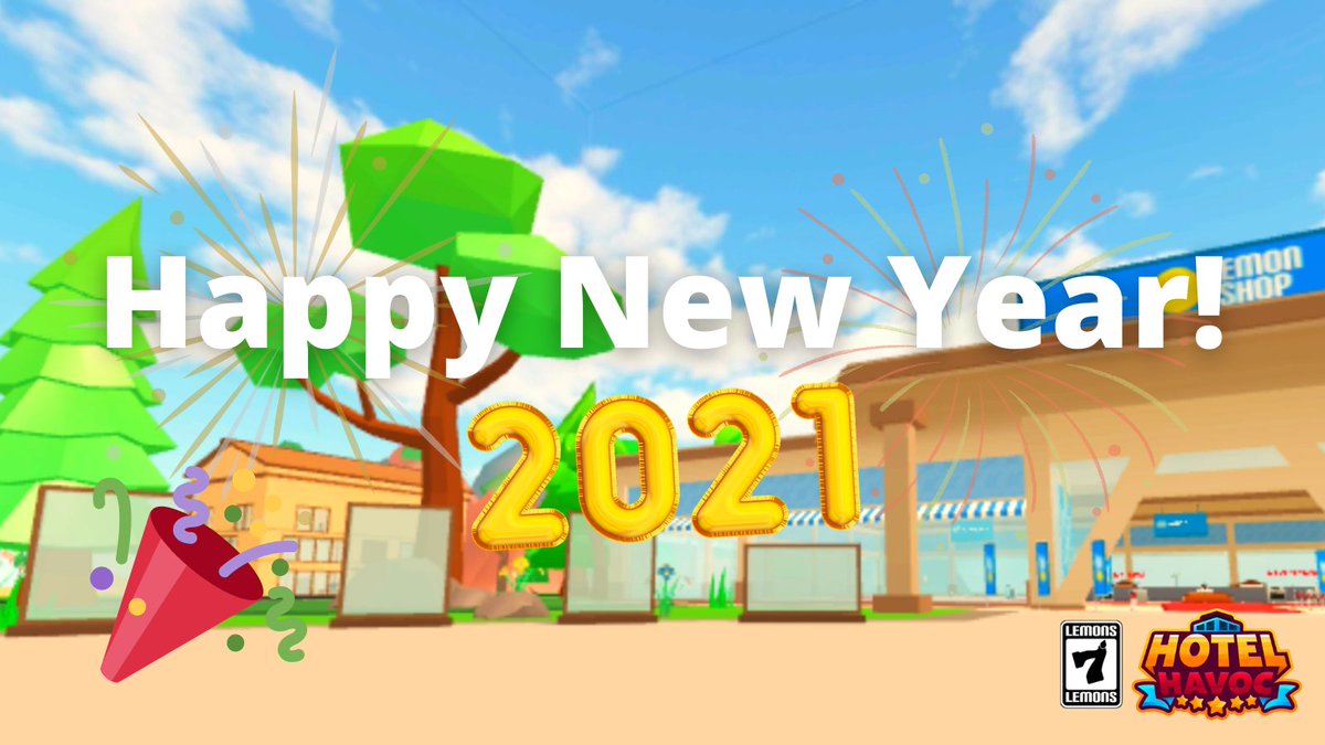 Happy New Years from the 7 Lemons team! We are beyond excited to show you all what we have in store for 2021, and we hope you join us to see what's coming! 🎉🎉

#Roblox #RobloxDev