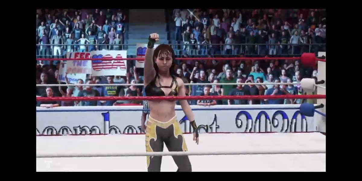 Majesty had a 6 pack challenge some time ago in which the winner faced her in a match on her birthday. I came out victorious in that match than I went into tonight's ppv as a major underdog but in the end came out with the win. Happy birthday to you tho Majesty and happy new year