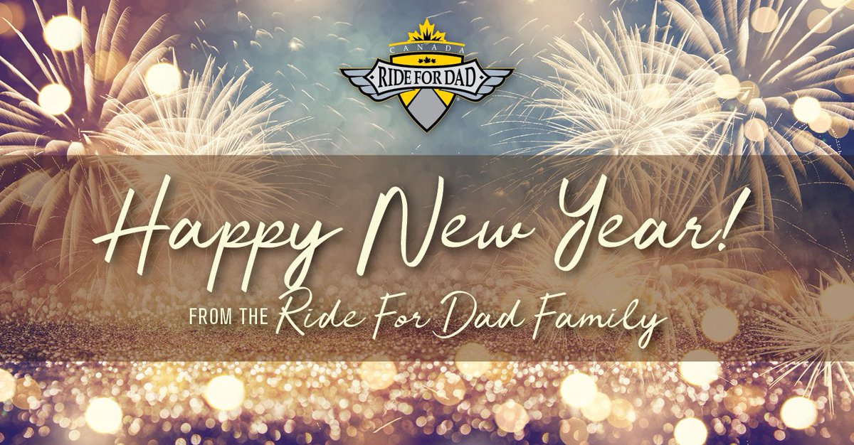 Wishing you health &amp; happiness as we ring in 2021 together. Thanks for all your support fighting prostate cancer in such a challenging year.  We united in new ways to keep families together. Warmest wishes for the New Year from the Ride For Dad Canada family.
#Hello2021