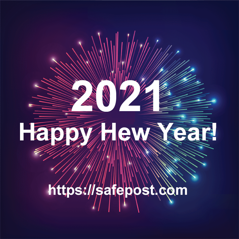 SafepostO's tweet photo. We wish you a happy new year 2021 with #SafePost! https://t.co/Tgd4TT5rhT