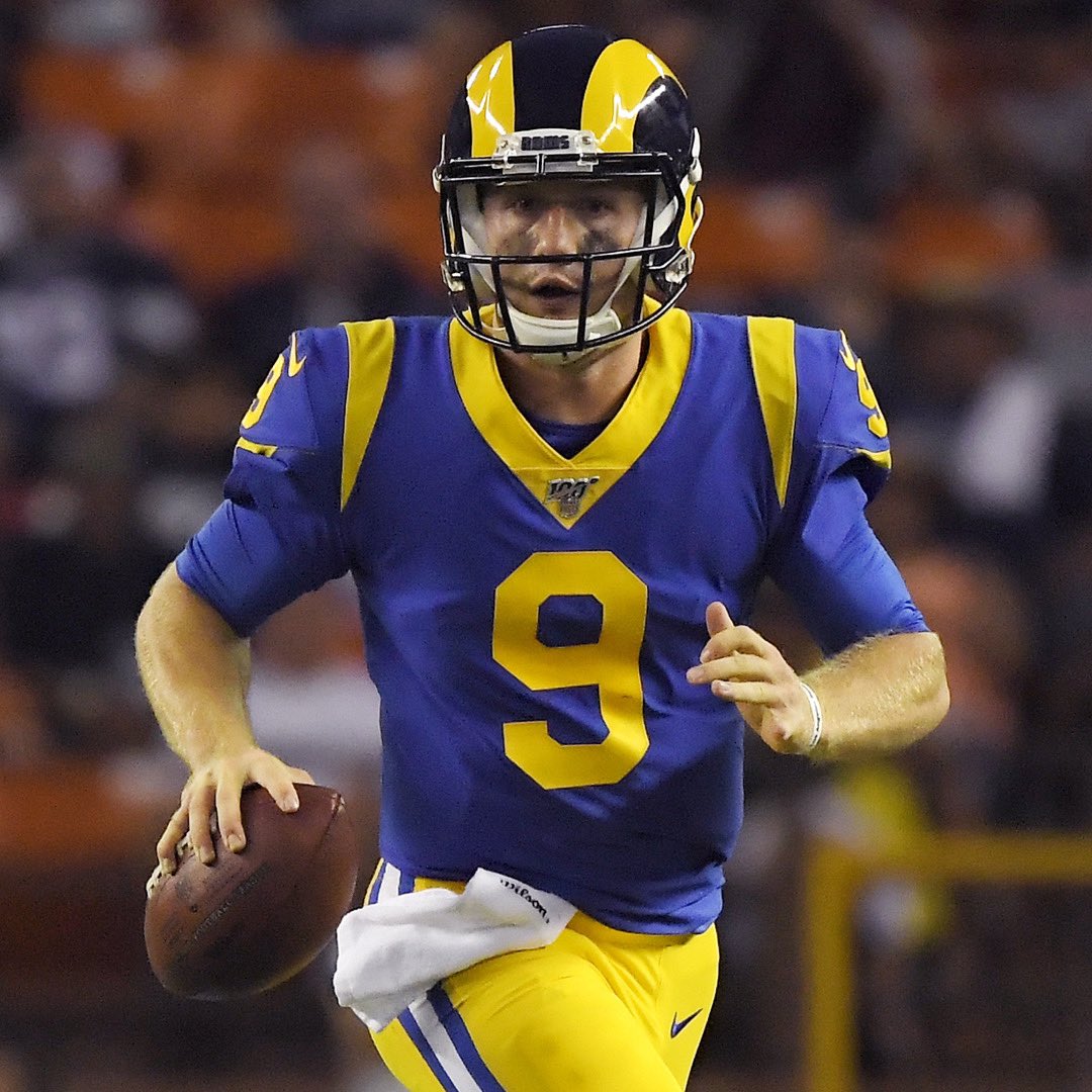 BillsLegends's tweet photo. Bills Legend, Will Wolford’s nephew, John, gets his first NFL start this weekend for the LA Rams. #LegendsLegacy 

(AP photo/Mark J. Terrill) https://t.co/fTmNdmShr1