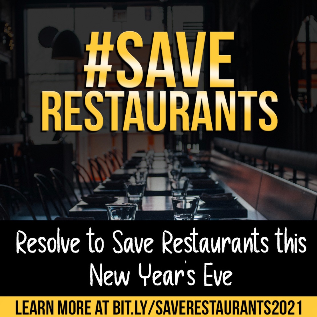 Restaurants are hurting and especially tonight.

Please help spread awareness for our industry and the hard working people who are part of it by sharing. 
#saverestaurants #NewYearsEve #NewYearsResolution