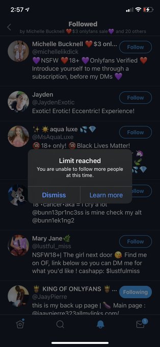 Wont let me follow back rn but I will as soon as I can !! 🥲 https://t.co/p7vgJnGvob