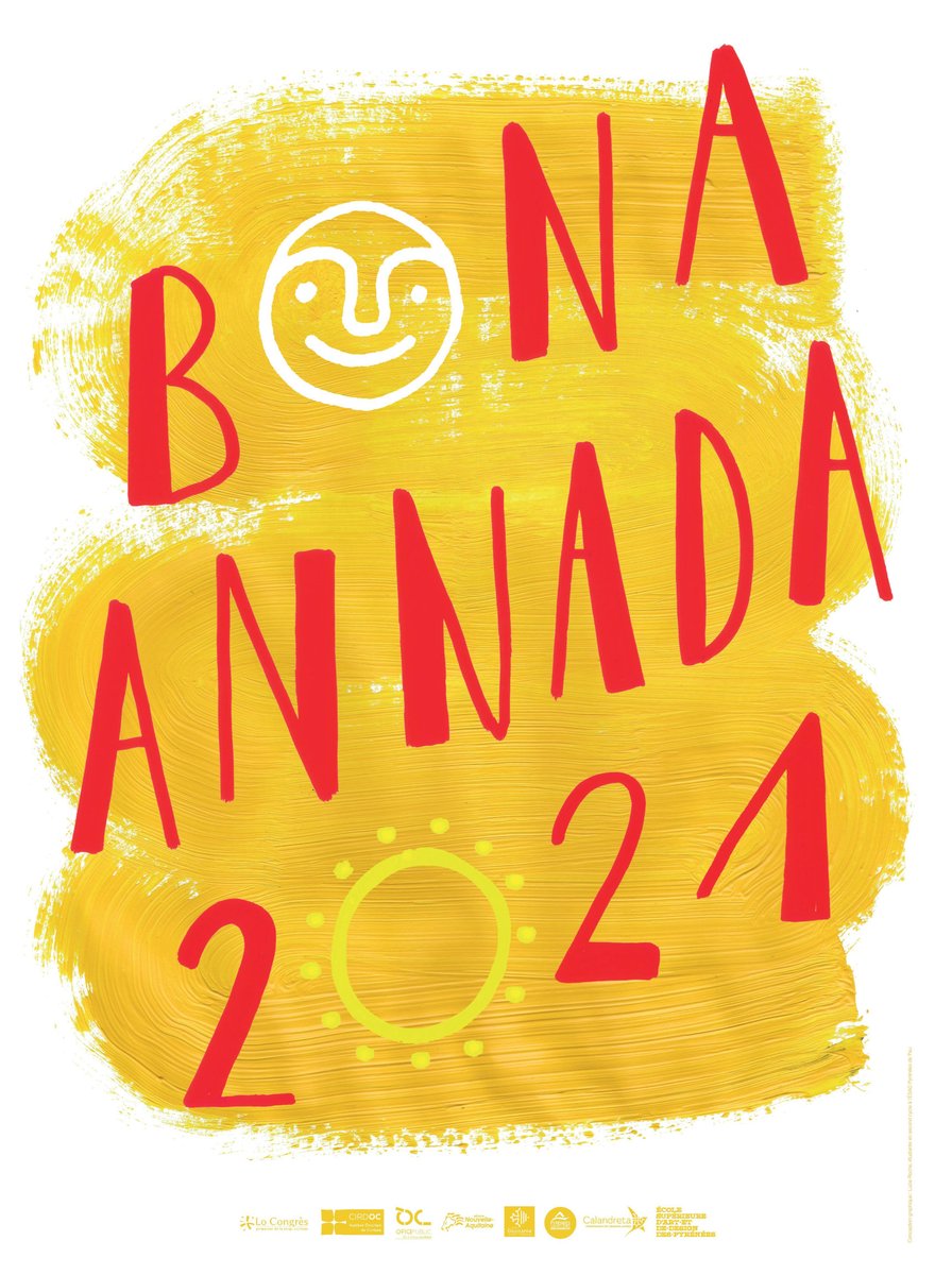 [OC] Lo Congrès en aliança dab lo @cirdoc @institutoccitan qu’a lo plaser de’vs desirar ua hèra bona annada 2021.
[FR] Le Congrès en partenariat avec le @cirdoc @institutoccitan a le plaisir de vous souhaiter une très bonne année 2021.
Aficha de Lucie Roche, de l'<a href="/esadpyrenees/">ÉSAD PYRÉNÉES</a>