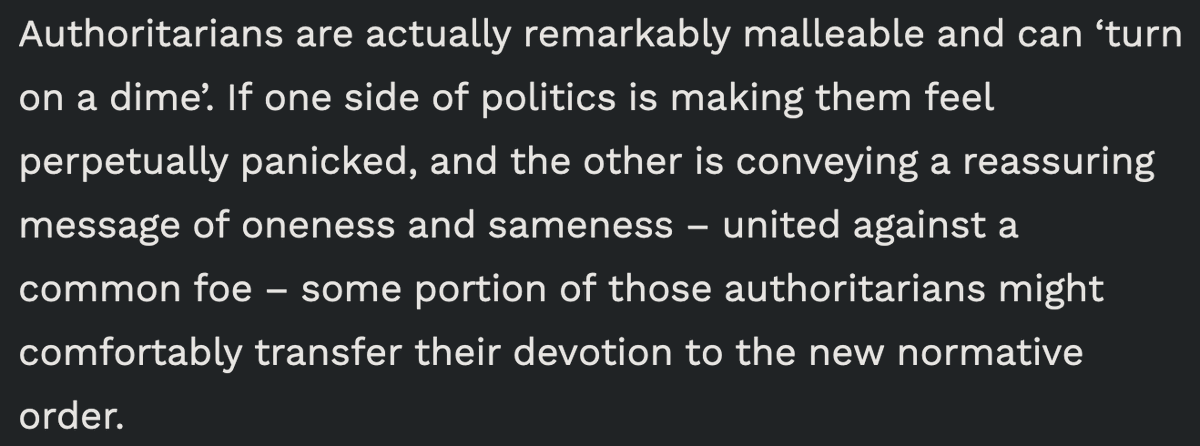 I very much agree with her on this: