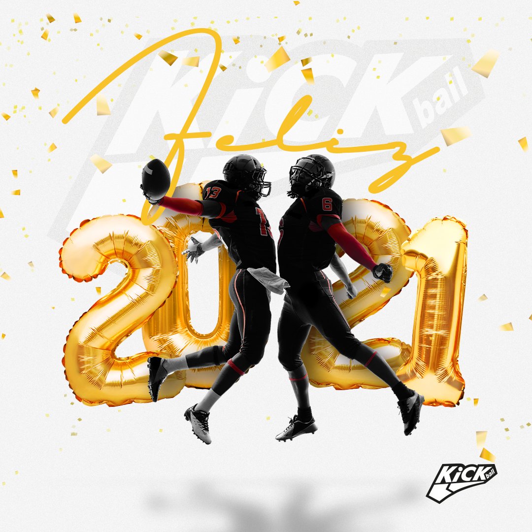 🏈 Um FELIZ ANO NOVO a todos os apaixonados por esporte! A Kickball te deseja um 2021 recheado de paz, amor, dedicação e conquistas!

💛 VESTIMOS KICKBALL!
⠀
#Kickball #vestimoskickball #feliz2021