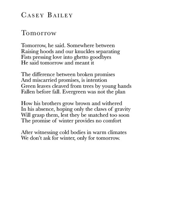 April: I found out that  @PoetryBrum had accepted this poem! 