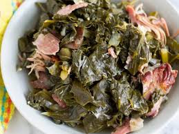 because of their color & the way they lay on a plate after cooking, collard greens represented “folded money”ever fold your money?collard greens are said to bring prosperity to the eater in the new year & are often eaten w/Hoppin' John