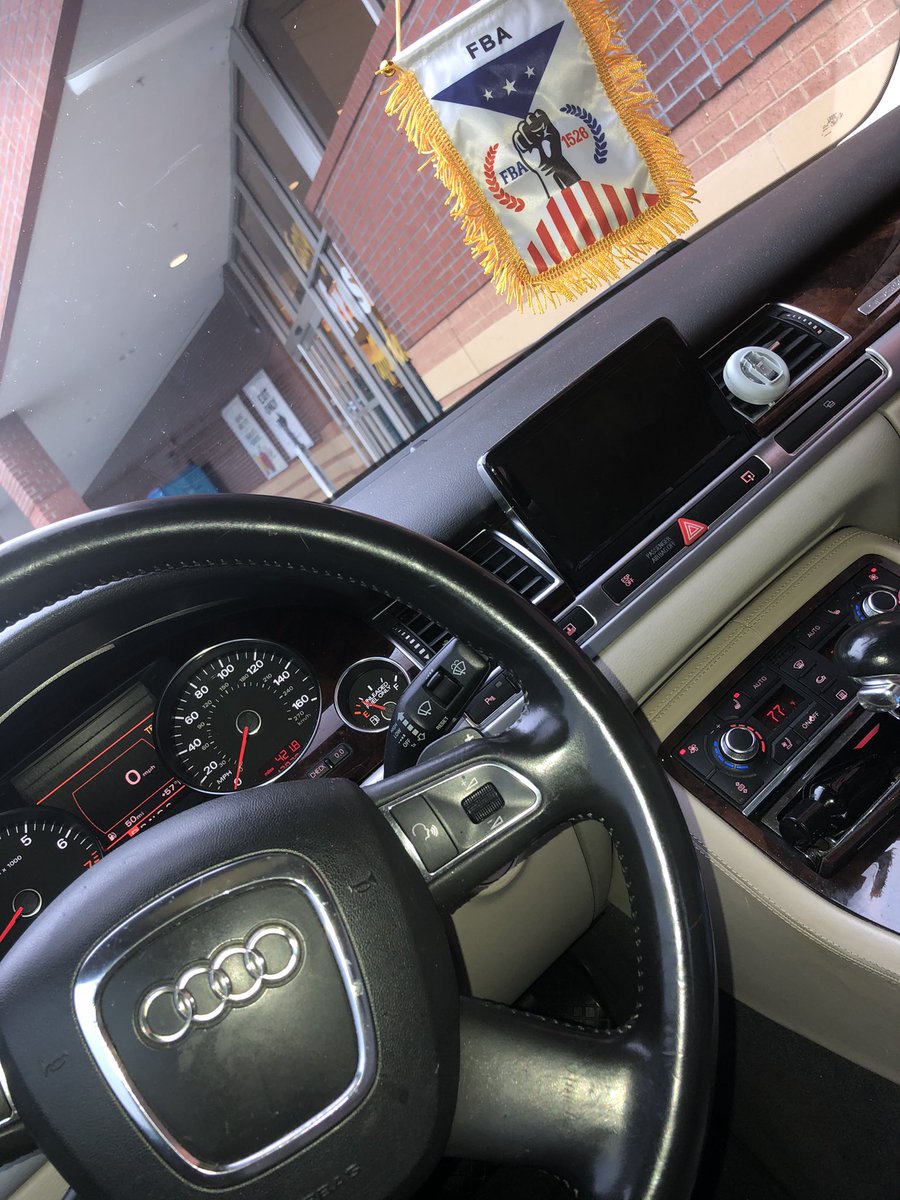 My new #fba flag looks pretty cool in the #audi check out <a href="/tariqnasheed/">Tariq Nasheed 🇺🇸</a> to buy yours