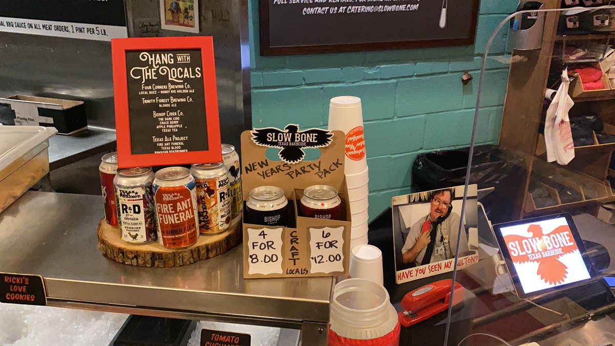 We will be open for the first day of 2021. To celebrate we are offering $2 craft locals with your bbq, fried rice, or sandwich purchase, can, bottle or draft.