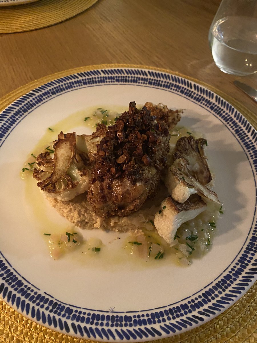 Dkeswick's tweet photo. @ChefTomKerridge We had a reservation at H&amp;F this evening for my girlfriend’s @emmaclaire4 30th - with that out the window, I attempted the spiced monkfish dish from your new book! Happy New Year and we’ll be there as soon as we can! https://t.co/y1I6UnEufJ