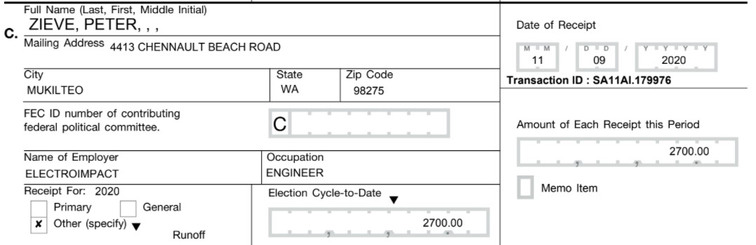 1. On November 9,  @KLoeffler accepted a $2800 contribution from Peter Zieve. The same day,  @sendavidperdue accepted $2700 from Zieve. Who is Peter Zieve?A notorious racist.