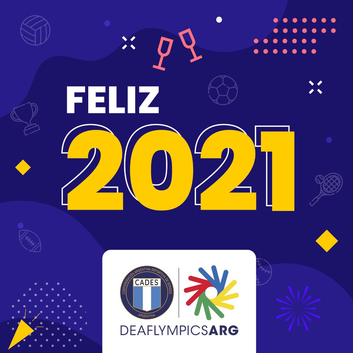 Se viene un gran año🌟, les deseo lo mejor a nuestros deportistas llenos de sueños, ilusiones, objetivos, y muchas garras💪 para el próximo <a href="/deaflympic/">DeaflympicGolf</a> , y junto con CADES y nosotros/as como O.C. queremos desearles unas muy Felices Fiestas y un próspero 2️⃣0️⃣2️⃣1️⃣ 🥂