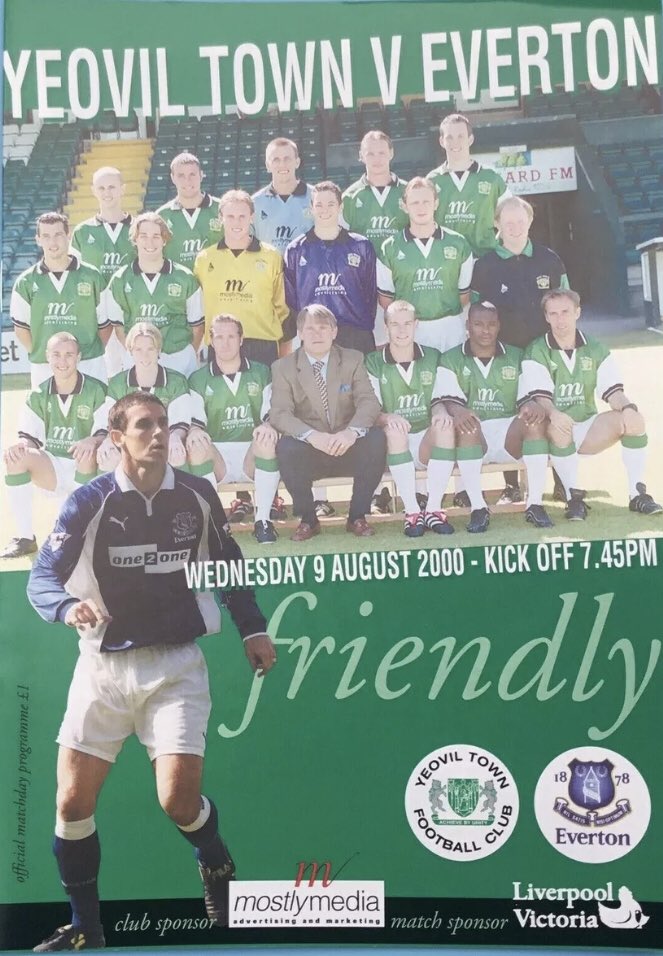 #193 Yeovil Town 0-1 EFC -Aug 9, 2000. EFC concluded their South West tour with a 1-0 win v Yeovil. EFCs only goal was scored by triallist Samuel Ipoua. Despite this EFC chose not to sign the nomadic Cameroon striker who played in the 1998 World Cup & for Nice, Toulouse & others.