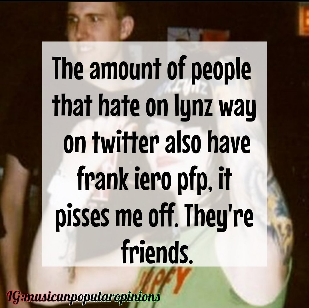 museunpop's tweet photo. Agree or disagree?
"the amount of the people that hate on lynz way..."
#lynzway #mindlessselfindulgence #lindseyway #msi #lynz #lynzballato #lindseyballato #lynzmsi #jimmyurine #gerardway #mychemicalromance #steverigh #lynzbass #lynzwaymsi #kittymsi #mcr #bassist #frankiero https://t.co/pwYAlVeokc