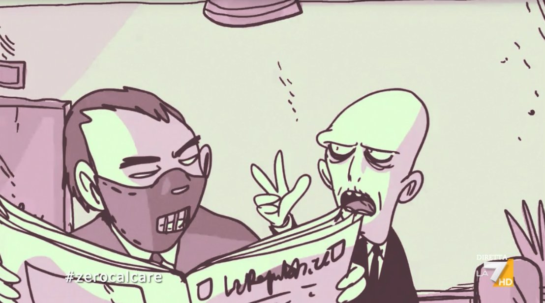 Il cartoon di fine anno di Zerocalcare

#propagandalive