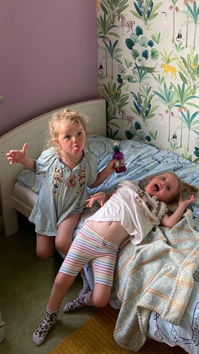 This photo of my nieces which resembles me and my friends after a night out circa 2011 so unbelievably strongly I can’t believe it’s not a parody photo