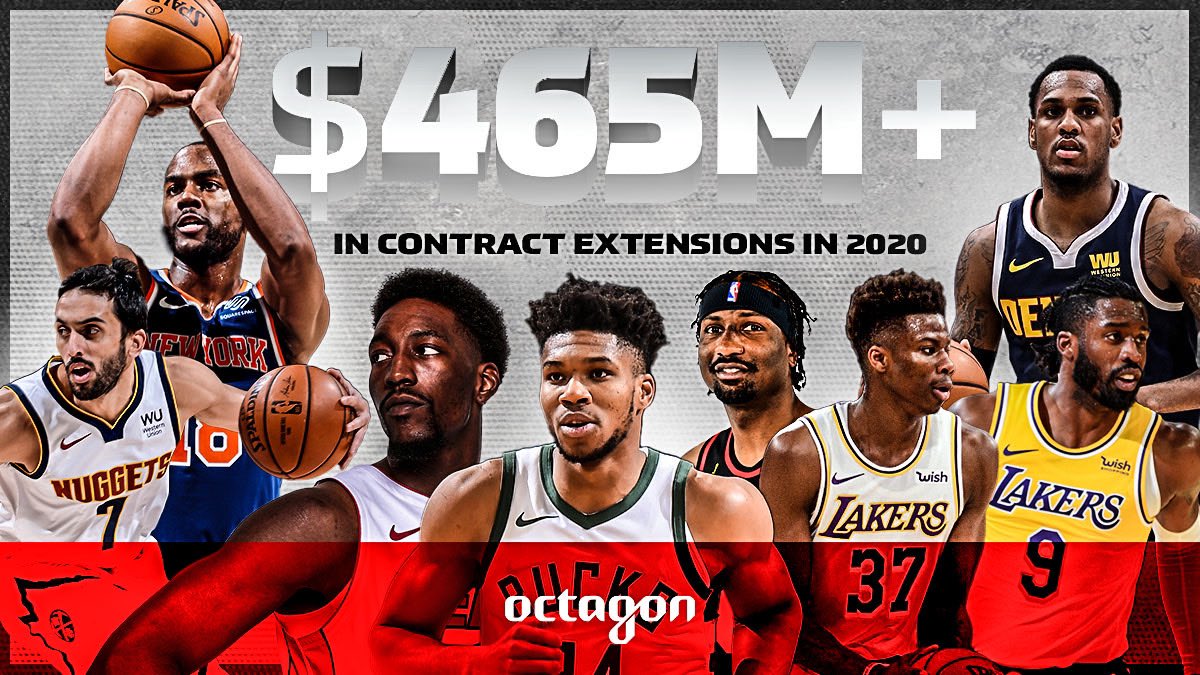 nearly half a billion in contracts for Octagon Basketball in 2020 💰💥📈