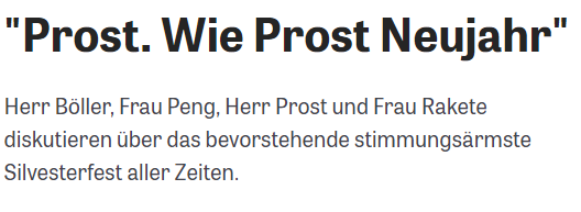 Niemand: 
Absolut Niemand: 
Deutsche Journos: