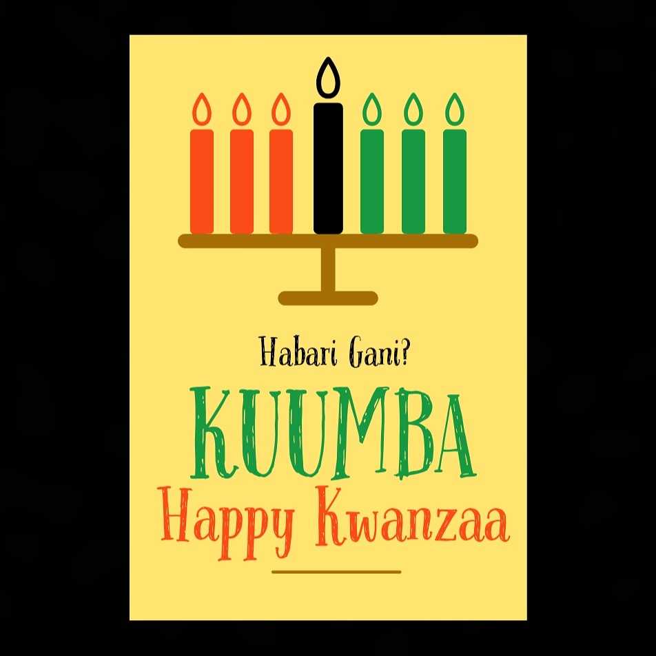 Day 6 of Kwanzaa and the last day of 2020!!! Kuumba (Creativity) Create a Great 2021!!!