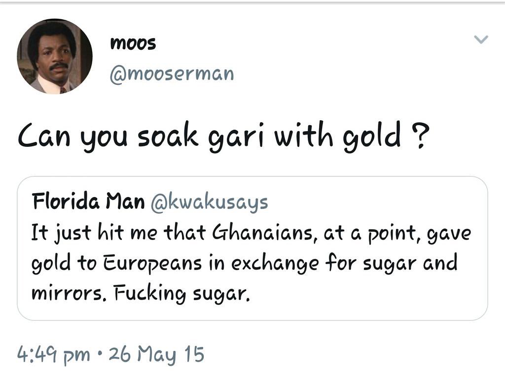 Tweets that cracked me up way back Thread