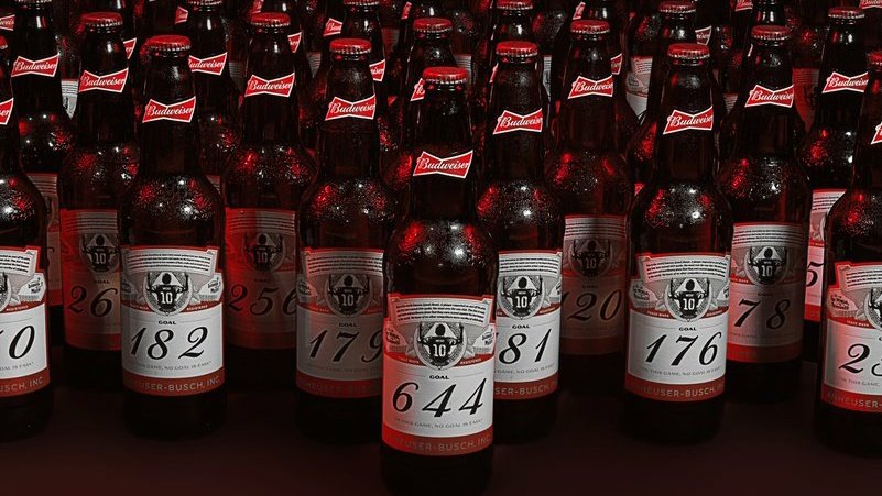 Budweiser have sent 644 special bottles of beer to 160 goalkeepers Leo Messi scored against to honour his goalscoring record. Thread on Goalkeepers receiving their bottles  