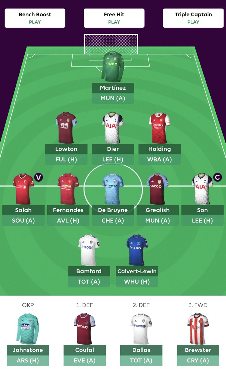 GW17 team locked in Transfer: Taylor -> HoldingSon Happy New Year to everyone!  Please share your  #FPL thoughts below 