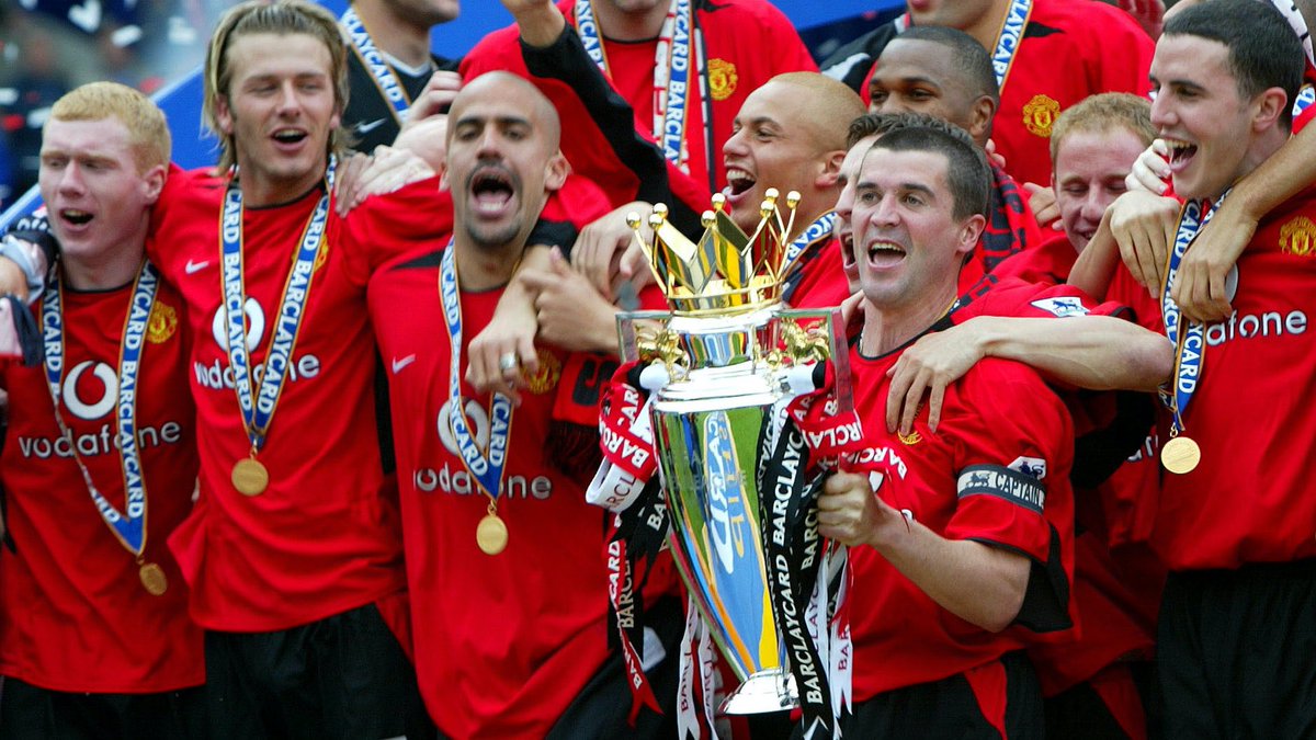  11th May 2003 Premier LeagueMixed feelings on this season, Ruud’s only title win. Beckham’s last. Didn’t retain it, and you get the impression it was a Frankenstein team stuck between two eras. 22/38