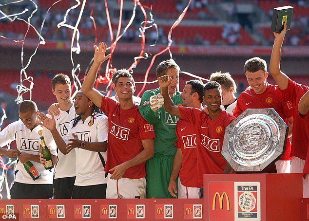  5th August 2007 Charity ShieldJose Mourinho’s Chelsea faced off for the 85th Charity/Community Shield. Van Der Sar saved all 3 of Chelsea’s pens as Rio, Carrick and Rooney scored for United. 27/38