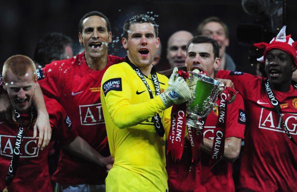  1st March 2009 League CupBeen Foster was named MOTM after a shootout performance that United overcome Spurs. After watching iPod footage of the Tottenham penalty takers moments before pulling off a save. 32/38