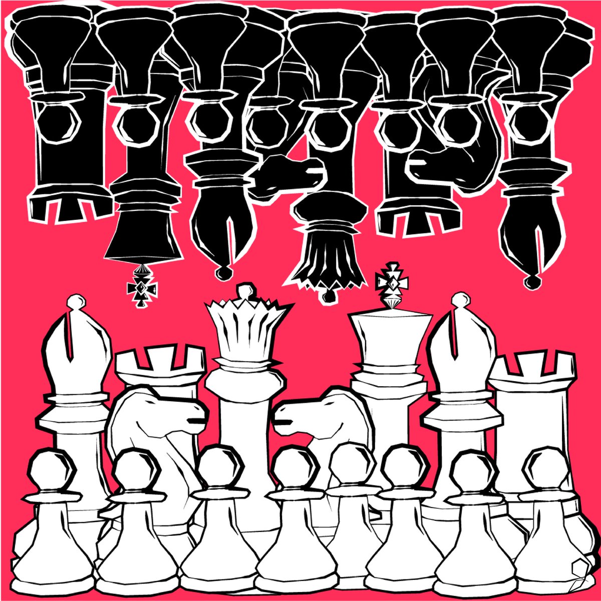 king_jay_btw's tweet photo. Mirror inverse
.
.
.
#mirror #chess #chessset #boardgames #chessiesofinstagram #chessielife #life #modern #lineart #style #print #chesspiece #art #gameart #vector_illustration #illustration #vectorart #vector https://t.co/AZF7MKt2iL