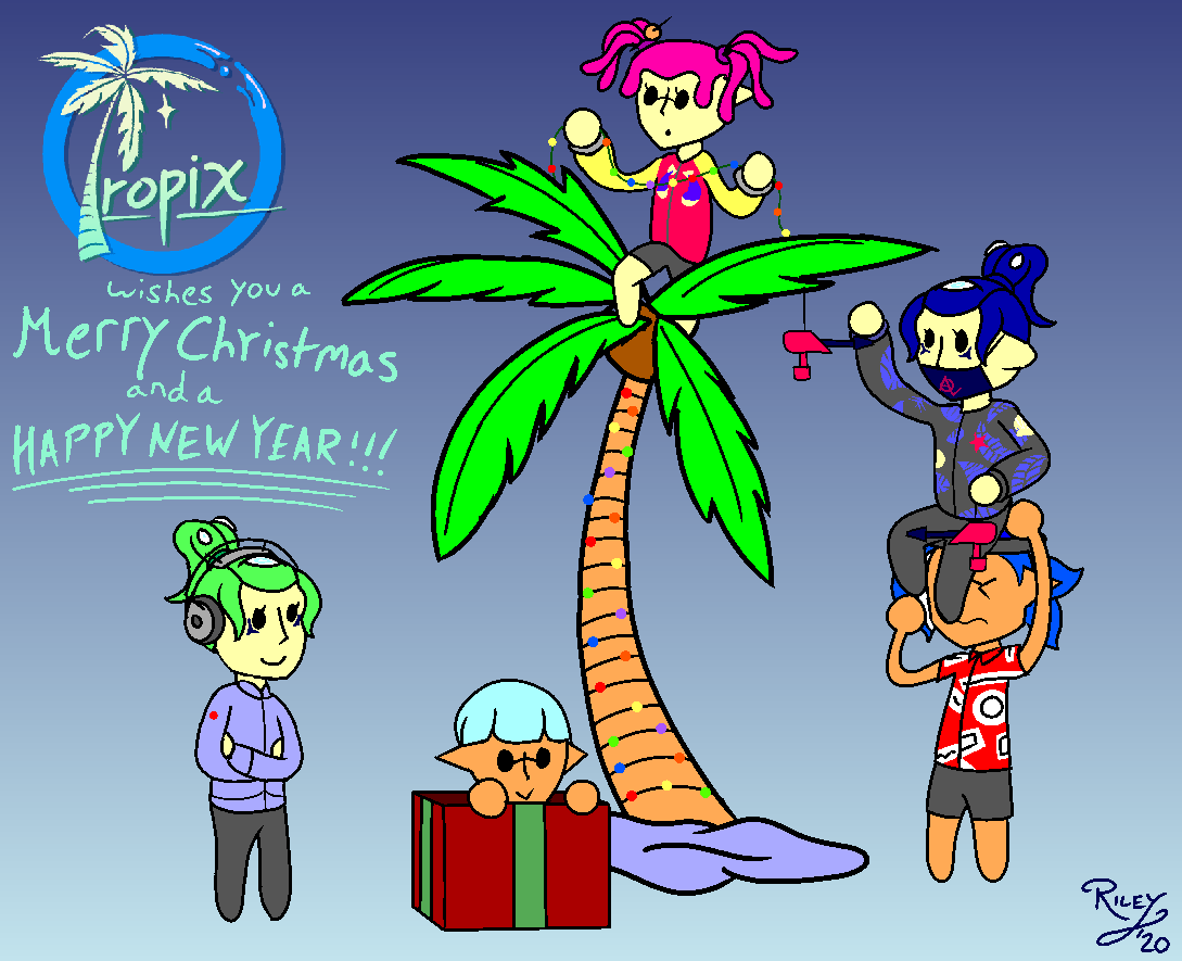 Tropix_Spl's tweet photo. A bit late, but Happy Holidays everybody! We hope you all had a wonderful and safe week! https://t.co/QTO5lGqxQg