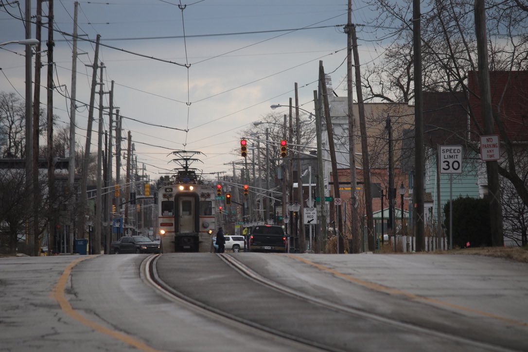 It’s not ideal. Trains mix with cars…