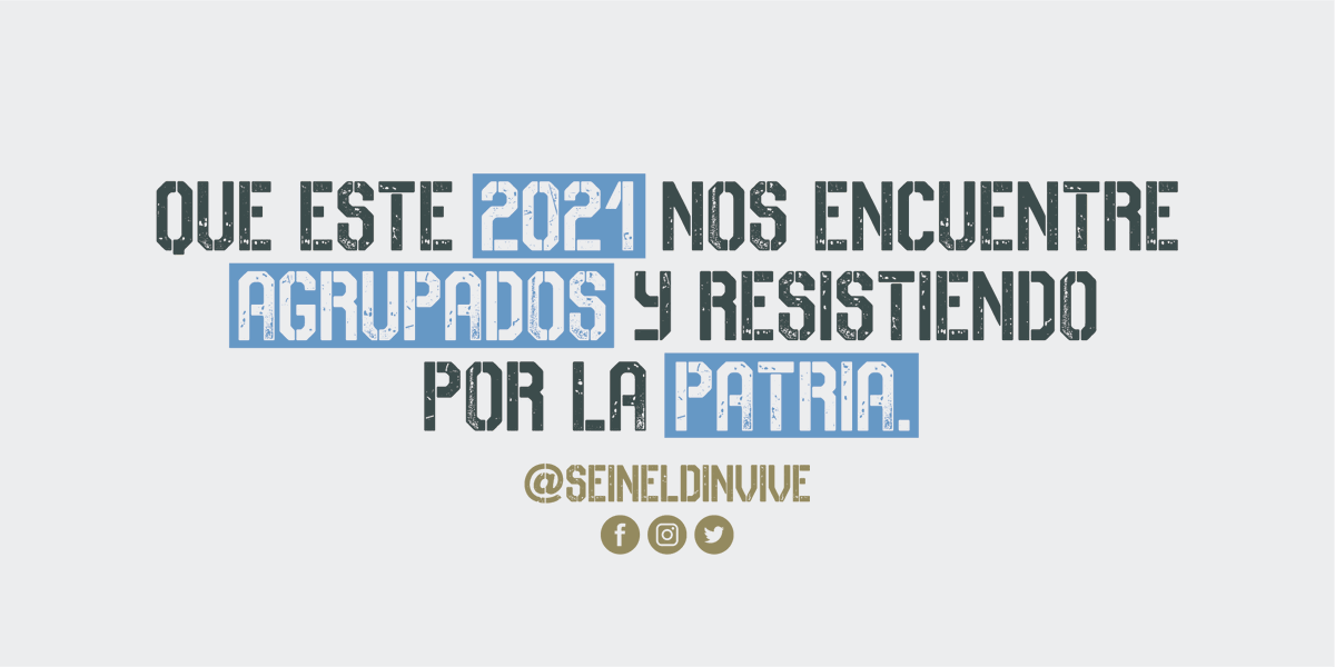 ¡Para que la patria permanezca viva, sigamos cumpliendo con el deseo de nuestro Coronel!

#seineldinvive #NoAlNuevoOrdenMundial #Feliz2021