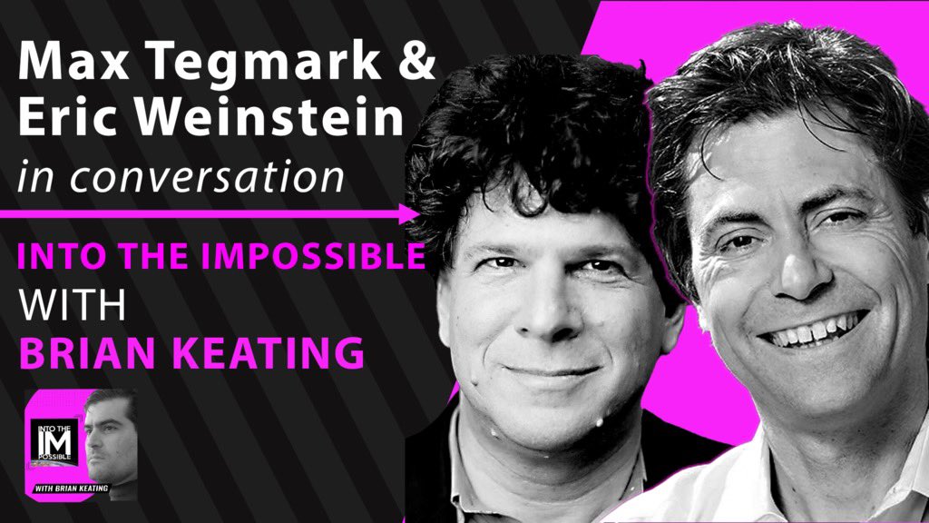 DrBrianKeating's tweet image. Preserved in digital amber, witnessed by Max @Tegmark: @EricRWeinstein commits to publishing a paper on #GeometricUnity in 2021!
youtube.com/watch?v=qRmbQP…