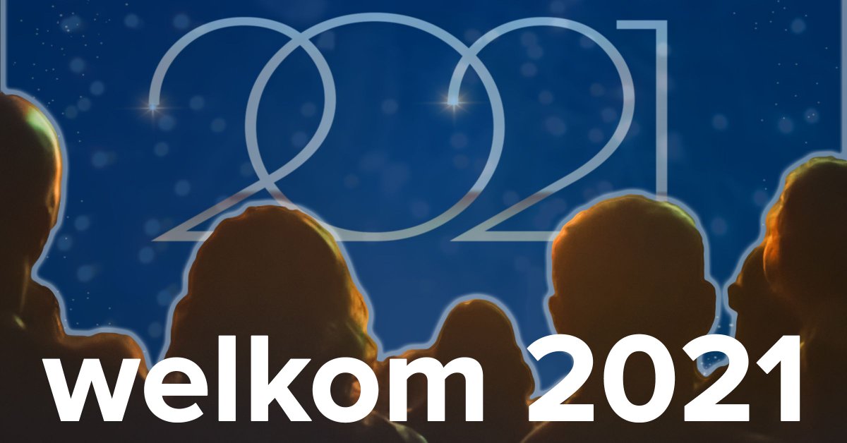 Boordevol vertrouwen stappen we een splinternieuw jaar in. 2021 heten we van harte welkom. En we wensen iedereen het beste en het mooiste wat er is!