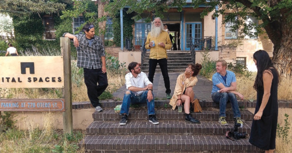 New Mexico artists Jamison Chas Banks, John Vokoun, RJ Ward, Patience Pollock, Justin Skillstad, and Shayla Blatchford have all worked with Vital Spaces, a Santa Fe nonprofit dedicated to making sure artists have the time and space to explore their work. 
#santafetrend