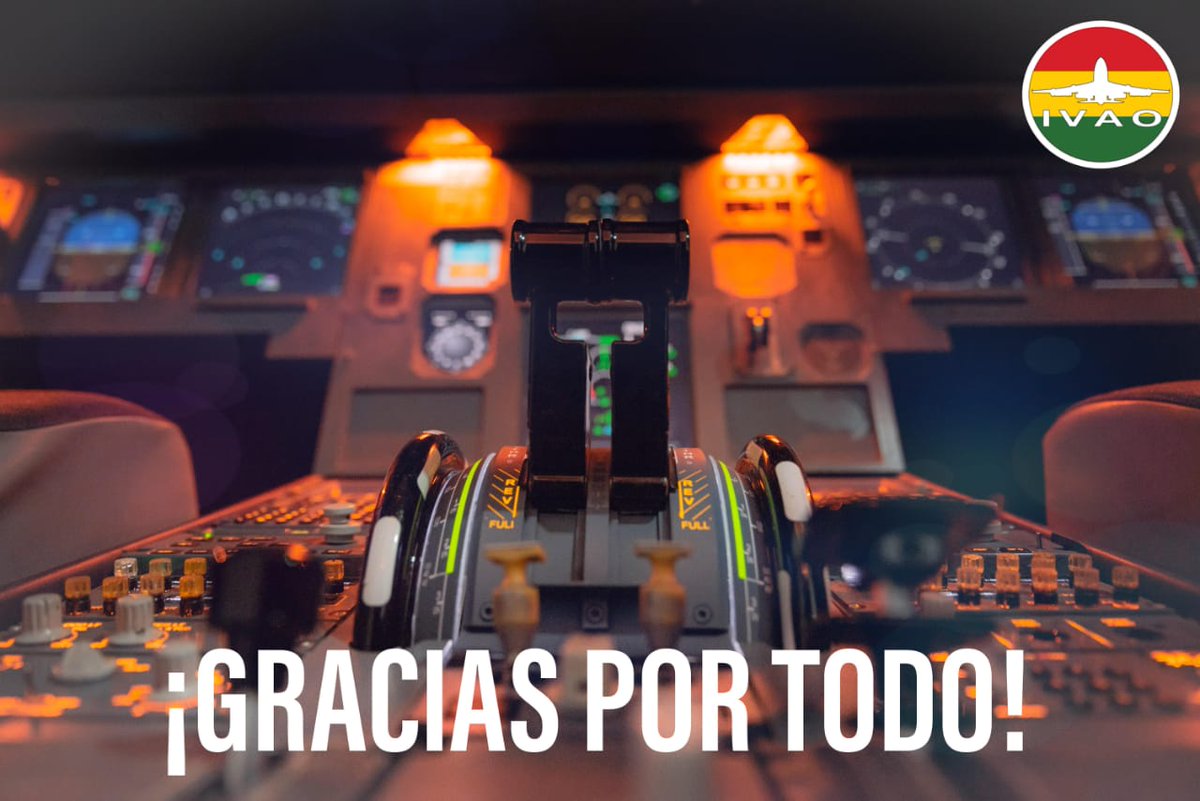 ivao_bo's tweet photo. Queremos agradecer a cada uno de ustedes que hicieron esto posible en la red a la cual nos debemos.
Este 2021 traerá consigo muchas alegrías y esperamos seguir contando con su apoyo.
Feliz 2021 🥳 https://t.co/jJreb9N0Ur