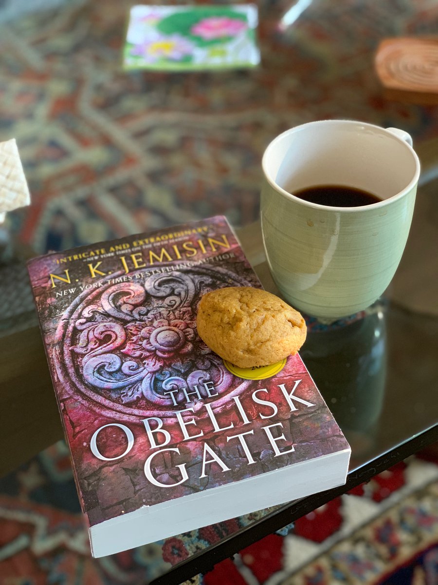 I only allow myself one Jemisin a year or I’d read everything she’s ever written in one sitting.The Obelisk Gate, N.K. Jemisin