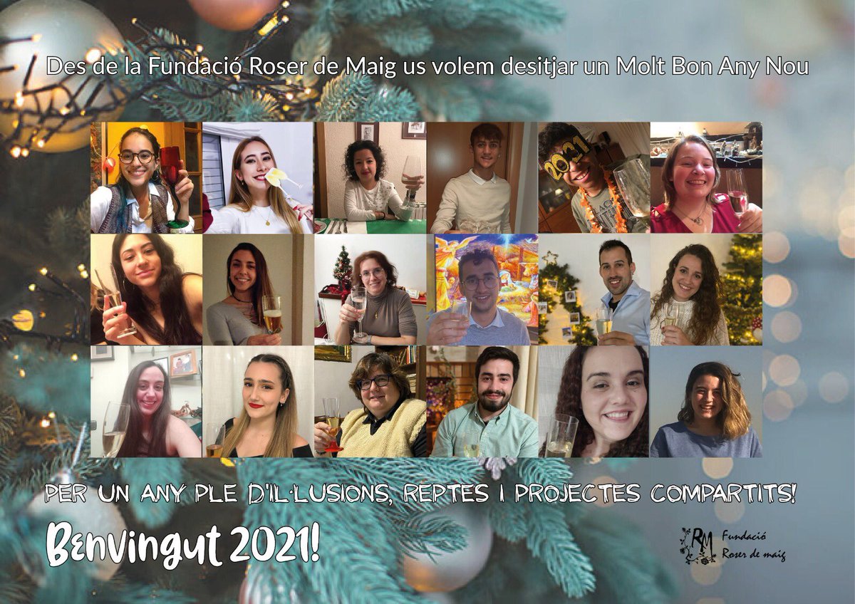 FundacioRM's tweet photo. Que aquest nou any ens porti a totes alegries i grans moments per compartir. ♥️

De part de tota la Fundació, molt bon inici a aquest 2021! 🍾 https://t.co/dNAZZwjiSV
