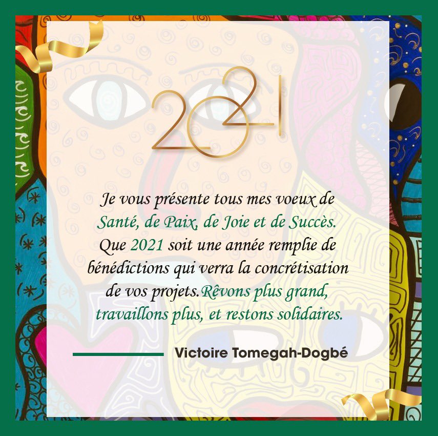 DogbeVictoire's tweet photo. Bonne année! Happy New year! https://t.co/JROPkC1GVb