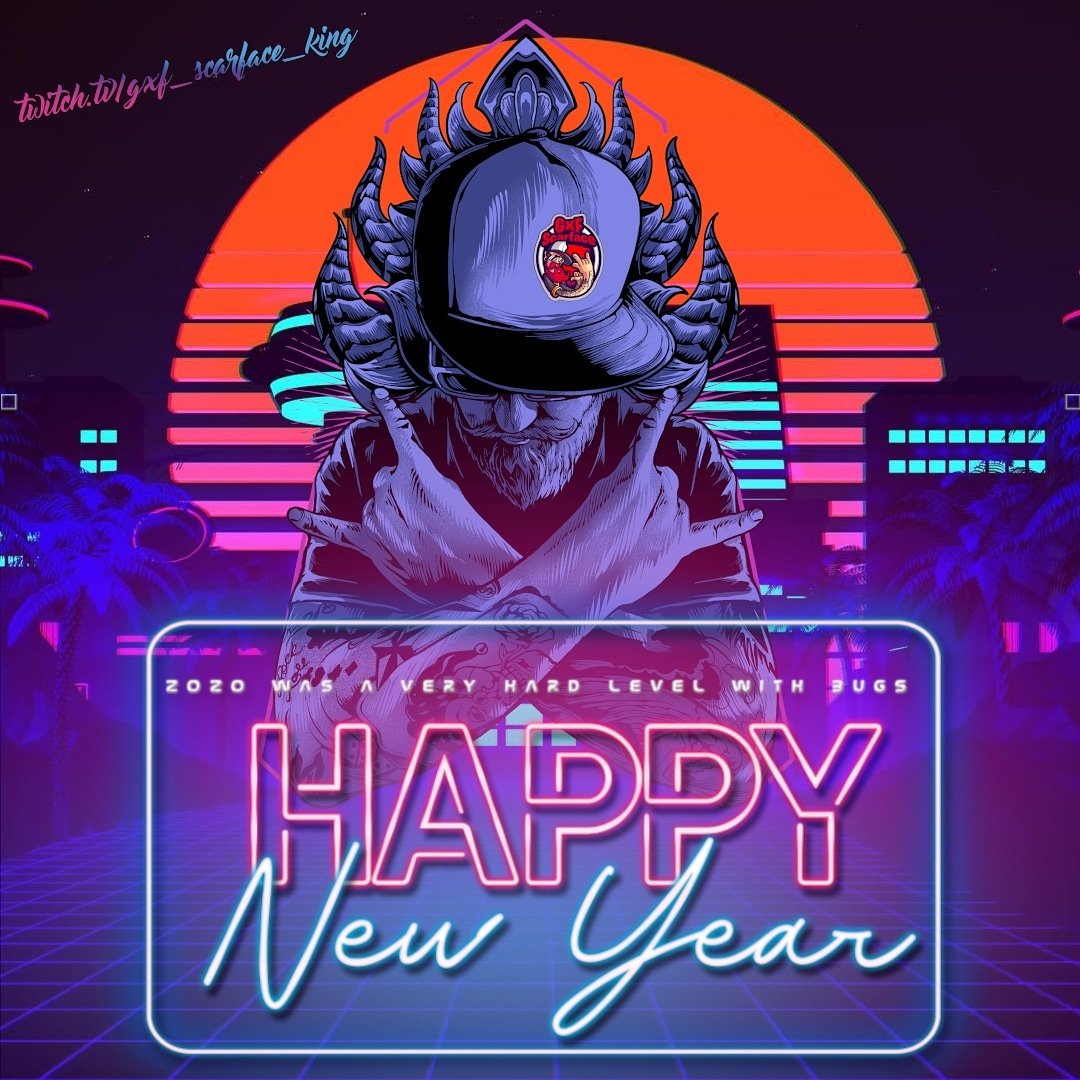 GxfOfficial's tweet photo. Happy New Year.
2020 Was a Hard Level with Bugs
#Twitch #germanstreamsup #streamer
#tattoo #Xbox #happynewyear #2021year https://t.co/zDHP77pACy